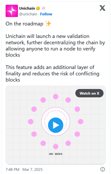Uniswap&rsquo;s Unichain To Launch Validation Network, Price To $15?